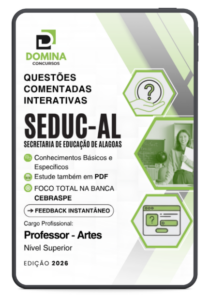 Guia Completo: 1000 Questões Comentadas de Artes para SEDUC AL