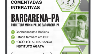 Guia Completo: 700 Questões Comentadas Interativas para a Prefeitura de Barcarena-PA Guia Completo: 700 Questões Comentadas Interativas para a Prefeitura de Barcarena-PA