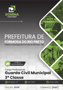 Prepare-se para o Sucesso: Apostila Guarda Civil Municipal Formosa do Rio Preto BA 2026