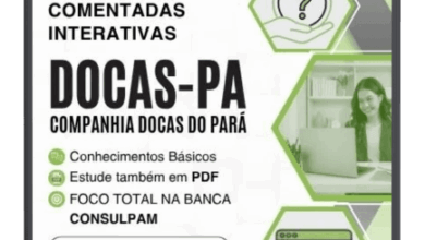 1000 Questões Comentadas para Concursos de Nível Superior – Docas do Pará, PA