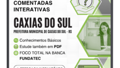 1000 Questões Comentadas para Concursos de Nível Superior em Caxias do Sul, RS