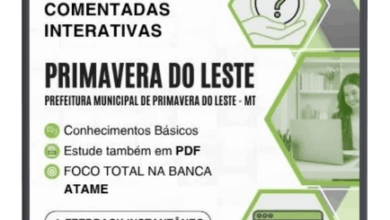 1000 Questões Comentadas para Concursos de Nível Superior em Primavera do Leste – MT