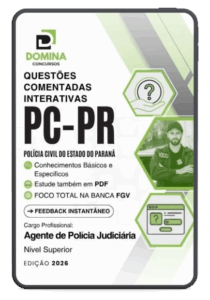 1500 Questões Comentadas: Agente de Polícia Judiciária da PC PR para Concurso
