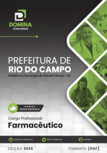 Aposte na Sua Carreira: Apostila Farmacêutico Rio do Campo SC 2026!