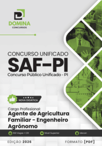 Apostila Agente de Agricultura Familiar: Engenheiro Agrônomo SAF PI 2026 – Guia Completo