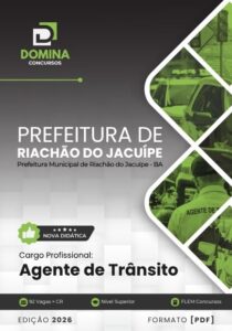 Apostila Agente de Trânsito Riachão do Jacuípe BA 2026: Prepare-se para o Sucesso!