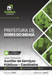 Apostila Cantineira: Descubra os Segredos da Prefeitura de Dores do Indaiá MG 2026!