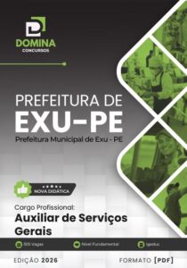 Apostila Completa para Auxiliar de Serviços Gerais – Exu PE 2026