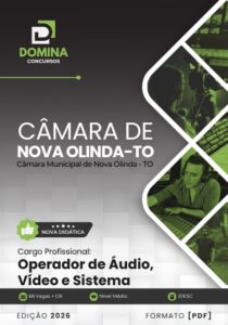 Apostila Profissional de Operador de Áudio e Vídeo – Câmara Nova Olinda TO 2026