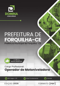 Apostila Profissional: Operador de Motoniveladora – Forquilha CE 2026