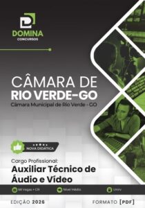 Apostila Profissional: Técnico de Áudio e Vídeo – Câmara de Rio Verde GO 2026