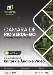 Apostila Profissional de Editor de Áudio e Vídeo – Câmara de Rio Verde GO 2026