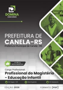 Apostila Profissional de Educação Infantil – Canela RS 2026: Conteúdos e Práticas