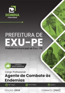 Apostila Profissional para Agente de Combate às Endemias – EXU PE 2026