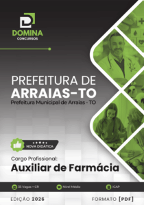 Apostila Profissional para Auxiliar de Farmácia em Arraias – TO 2026