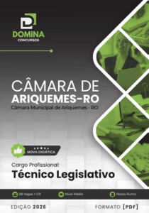 Apostila de Apoio para Estudos: Técnico Legislativo – Ariquemes RO 2026