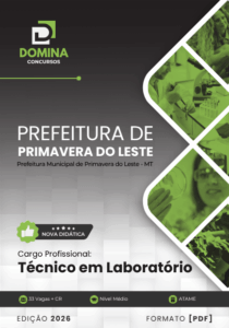 Apostila de Formação para Técnico em Laboratório – Primavera do Leste MT 2026