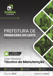 Apostila de Manutenção Técnica – Primavera do Leste MT, Edição 2026