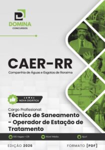 Apostila do Operador de Estação de Tratamento – CAER RR 2026: Guia Completo e Atualizado