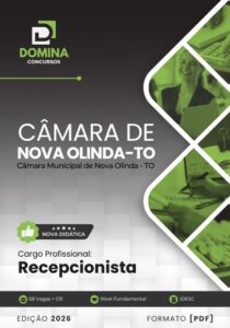 Apostila do Recepcionista: Câmara Municipal de Nova Olinda – TO 2026