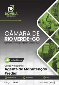 Apostila para Agente de Manutenção Predial – Câmara Municipal de Rio Verde GO 2026
