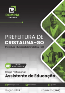 Apostila para Assistente de Educação em Cristalina – GO 2026: Guia Completo