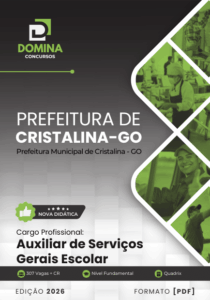 Apostila para Auxiliar de Serviços Gerais – Escola Cristalina GO 2026