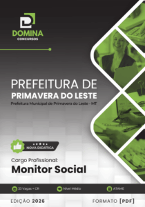 Apostila para Monitor Social em Primavera do Leste – MT 2026: Guia Completo