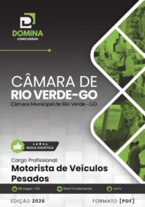 Apostila para Motoristas de Veículos Pesados – Câmara Municipal de Rio Verde GO 2026