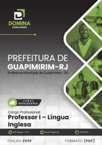 Aprenda e Ensine: Apostila do Professor de Inglês para Guapimirim RJ 2026!