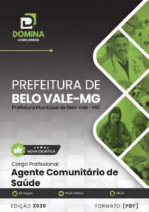 Descubra Tudo sobre a Apostila do Agente Comunitário de Saúde em Belo Vale MG 2026!