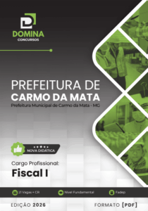 Descubra a Apostila Fiscal de Carmo da Mata MG 2026: Tudo que Você Precisa Saber!