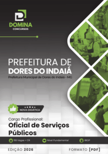 Descubra a Apostila Oficial de Serviços Públicos da Prefeitura de Dores do Indaiá 2026!