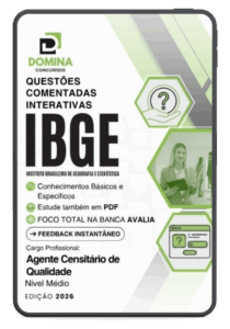 Desvende seu potencial: 750 Questões Comentadas para Agente Censitário do IBGE!