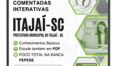 Domine a Prova: 1000 Questões Comentadas para Concursos em Itajaí, SC!