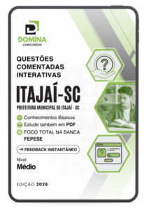 Domine as Provas de Itajaí SC: 500 Questões Comentadas para o Nível Médio!