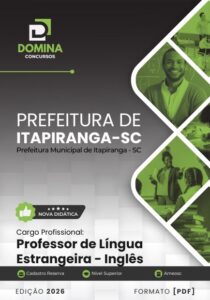 Domine o Inglês com a Apostila 2026: Para Professores de Itapiranga SC!
