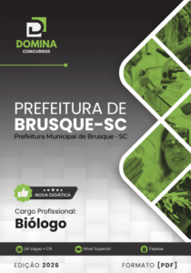Prepare-se para a Aprovação: Apostila Biólogo Prefeitura Brusque SC 2026!