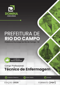 Prepare-se para o Futuro: Apostila Técnico de Enfermagem 2026 – Rio do Campo SC
