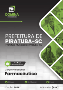 Transforme sua Carreira: Apostila Farmacêutico Piratuba SC 2026 à Sua Disposição!