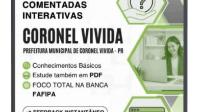 1000 Questões Comentadas para Concursos Nível Superior em Coronel Vivida, PR