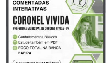 500 Questões Comentadas para Nível Médio em Coronel Vivida, PR: Aprimore seus Estudos