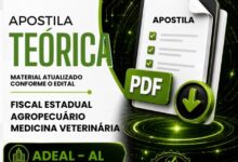 Apostila 2026 de Fiscalização Agropecuária e Medicina Veterinária da ADEAL Apostila 2026 de Fiscalização Agropecuária e Medicina Veterinária da ADEAL