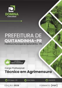 Apostila 2026 para Técnico em Agrimensura – Quitandinha, PR: Conteúdo Completo