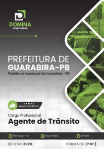 Apostila Completa para Agente de Trânsito: Guarabira PB 2026