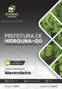 Apostila Profissional para Merendeira: Hidrolina GO 2026 – Guia Completo