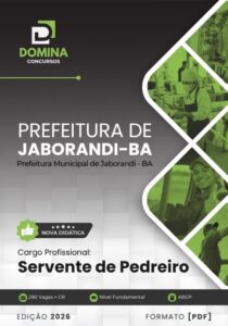 Apostila Servente de Pedreiro Jaborandi BA 2026: Construa Seu Futuro com Sucesso!