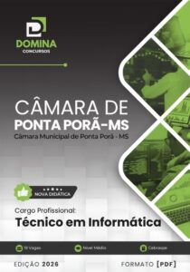 Apostila Técnica de Informática – Câmara Municipal de Ponta Porã MS 2026