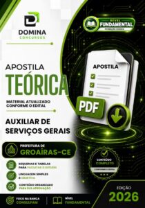 Apostila de Capacitação para Auxiliar de Serviços Gerais – Groaíras, CE 2026
