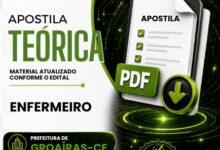 Apostila do Enfermeiro – Groaíras CE 2026: Conteúdo Atualizado e de Qualidade Apostila do Enfermeiro – Groaíras CE 2026: Conteúdo Atualizado e de Qualidade